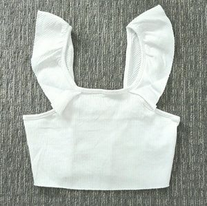 ❤NEW Bohemian crop top Zara